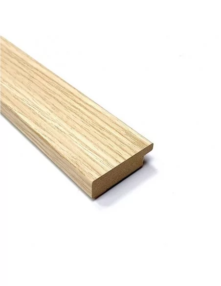 MOLDURA en DM - 40x12mm. NOGAL PÁTINA BLANCA
