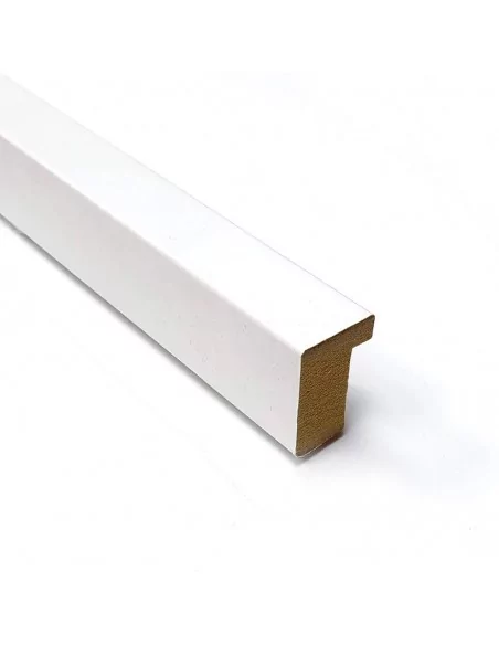MOLDURA en DM - 19x28mm. BLANCO MATE