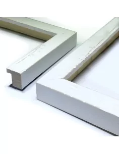 MOLDURA RUSTICA 17mm BLANCO