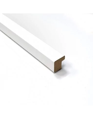 MOLDURA PARA CUADROS | 18x18mm | DM | BLANCO MATE MOLDURA PARA CUADROS | 18x18mm | DM | BLANCO MATE