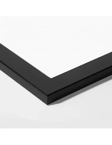 MOLDURA en DM - 29x15 mm. NEGRO MATE