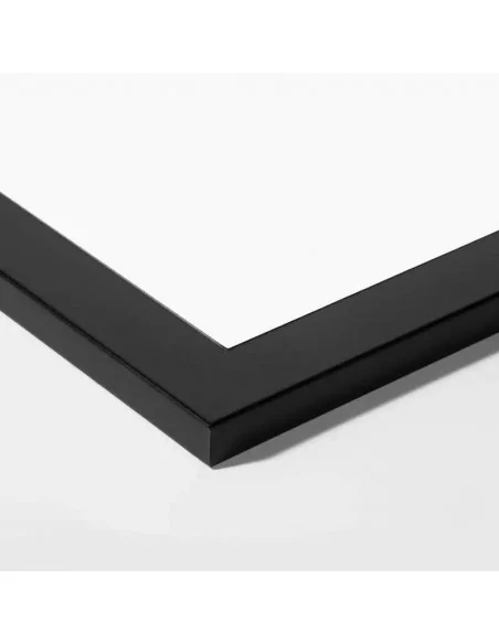 MOLDURA en DM - 29x15 mm. NEGRO MATE