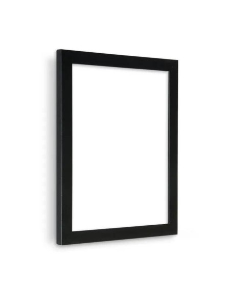 MOLDURA en DM - 29x15 mm. NEGRO MATE