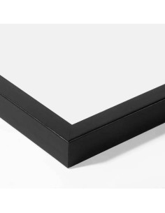 MOLDURA en DM - 19x28mm. NEGRO MATE