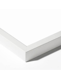 MOLDURA en DM - 19x28mm. BLANCO MATE