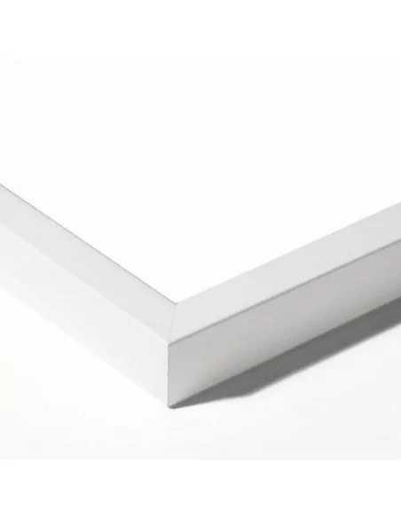 MOLDURA en DM - 19x28mm. BLANCO MATE