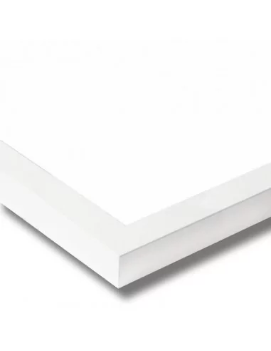 MOLDURA PARA CUADROS | 18x18mm | DM | BLANCO MATE MOLDURA PARA CUADROS | 18x18mm | DM | BLANCO MATE