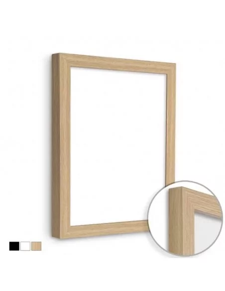 MOLDURA en DM - 18x18mm. ROBLE MIEL