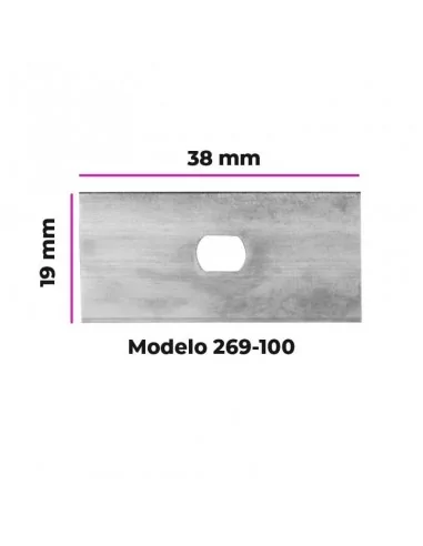 RECAMBIO CUCHILLA LOGAN. modelo 269-100 (Caja 100 uds.)
