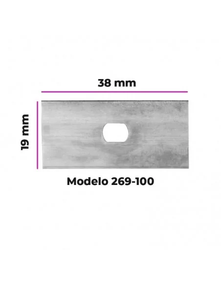 RECAMBIO CUCHILLA LOGAN. modelo 269-100 (Caja 100 uds.)