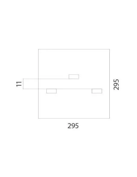 PIE BASE METÁLICO CUADRADO PARA PANELES RIGIDOS PUBICITARIOS