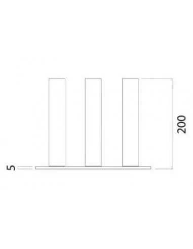 PIE BASE METÁLICO CUADRADO PARA PANELES RIGIDOS PUBICITARIOS