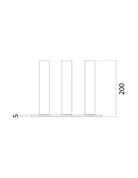 PIE BASE METÁLICO CUADRADO PARA PANELES RIGIDOS PUBICITARIOS
