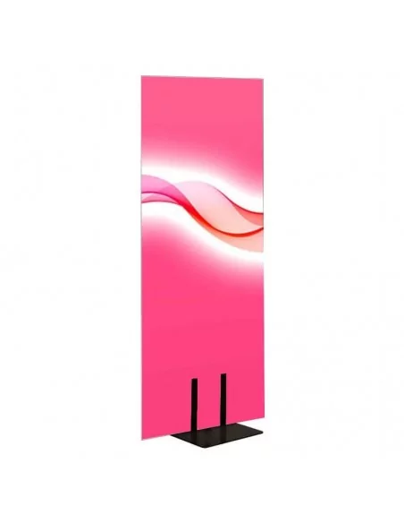 PIE BASE METÁLICO CUADRADO PARA PANELES RIGIDOS PUBICITARIOS