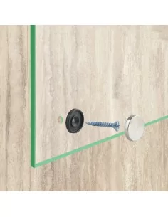 Tapón embellecedor cubre tornillos. Acero inoxidable. Tapón roscado