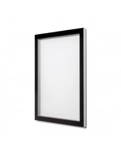 VITRINA MARCO PARA POSTER USO EXTERIOR ACABADO PLATA Y NEGRO - MODELO CHICHESTER 2