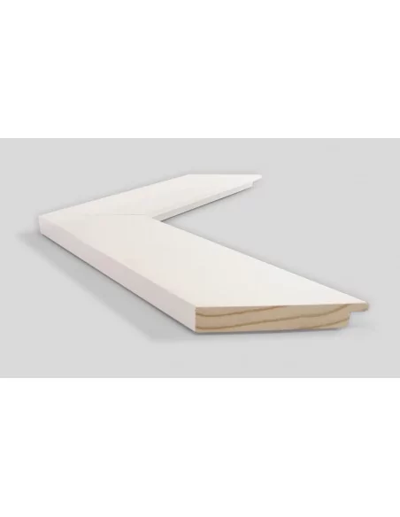 MOLDURA PLANA 70mm BLANCO MATE