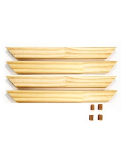 BASTIDOR DE MADERA PARA LIENZO DE 40 x 40 cm 2