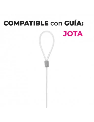 CUERDA DE NYLON CON LAZO SUPERIOR 200 cm para colgar cuadros y carteles