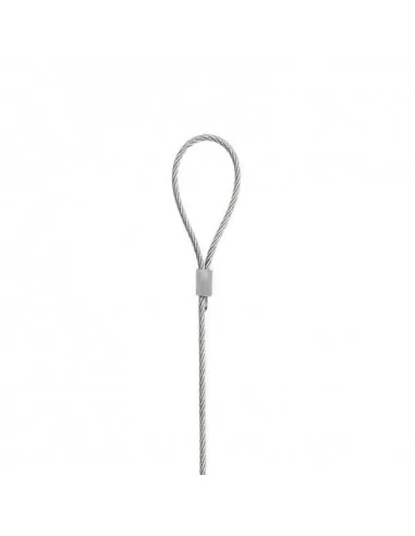 CORDE À TIRER EN ACIER DE 180 cm AVEC BOUCLE SUPÉRIEURE POUR ACCROCHER DES PHOTOS OU DES ENSEIGNES CORDE À TIRER EN ACIER DE 180 cm AVEC BOUCLE SUPÉRIEURE POUR ACCROCHER DES PHOTOS OU DES ENSEIGNES