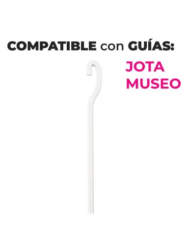 VARILLA de 150cm | 4 x 4mm | COLOR BLANCO | Para colgar cuadros