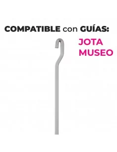 VARILLA de 200cm | 4 x 4mm | COLOR GRIS | Para colgar cuadros 2