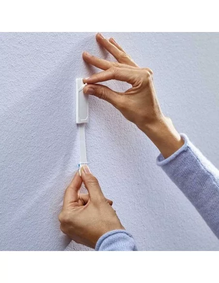 GANCHO COLGADOR ADHESIVO PARA COLGAR CUADROS SIN AGUJEROS | 2 x 1kg | TESA POWERSTRIPS