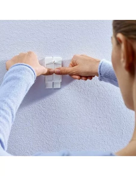 GANCHO COLGADOR ADHESIVO PARA COLGAR CUADROS SIN AGUJEROS | 2 x 2kg | TESA POWERSTRIPS GANCHO COLGADOR ADHESIVO PARA COLGAR CUADROS SIN AGUJEROS | 2 x 2kg | TESA POWERSTRIPS