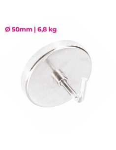 GANCHO COLGADOR MAGNETICO PARA COLGAR CUADROS | Ø 50mm | 6,8 kilos