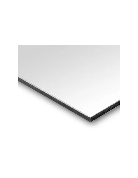 PANEL 3mm COMPOSITE ALUMINIO. BLANCO-BLANCO. MOLDIBER