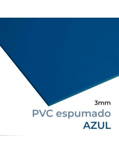 PVC FOREX® ESPUMADO 3 mm AZUL OSCURO (Ral 5005). Plancha 305 x 205 cm