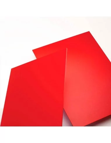 PVC FOAMLITE® ESPUMADO 3 mm ROJO (Ral 3020). Plancha 305 x 205 cm