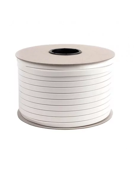 TIRA SILICONA PARA COSER en TEXTIL IMPRESO. PVC BLANCO. KEDER 14 x 3 mm (metro)
