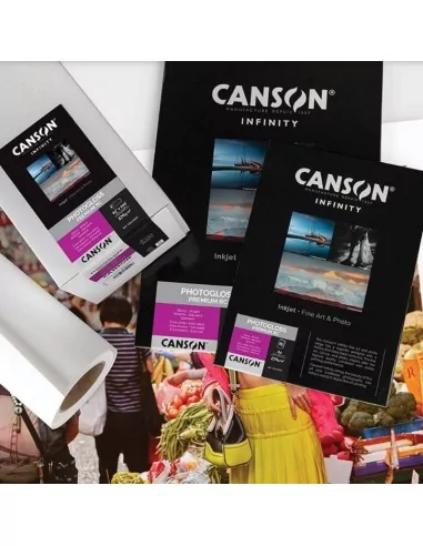 Papel fotográfico Canson Photo Gloss Premium RC para impressão em plotter Papel fotográfico Canson Photo Gloss Premium RC para impressão em plotter