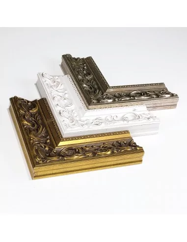 MOLDURA CLÁSICA PARA CUADROS Y ESPEJOS | GRABADO CLÁSICO | 90x35mm | PLATA VIEJA MOLDURA CLÁSICA PARA CUADROS Y ESPEJOS | GRABADO CLÁSICO | 90x35mm | PLATA VIEJA