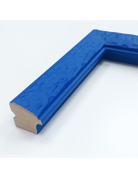 MOLDURA GRABADA AZUL /PARA CUADROS  36X34mm.