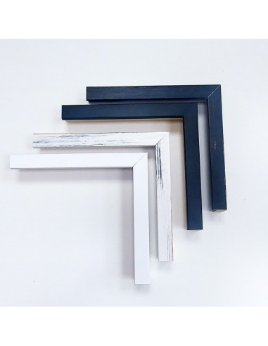 MOLDURA AYOUS DOBLE GALCE BLANCA. PARA CUADROS TIPO VITRINA 21X32 mm.