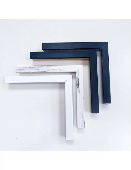 MOLDURA AYOUS DOBLE GALCE NEGRA. PARA CUADROS TIPO VITRINA 21X32 mm.