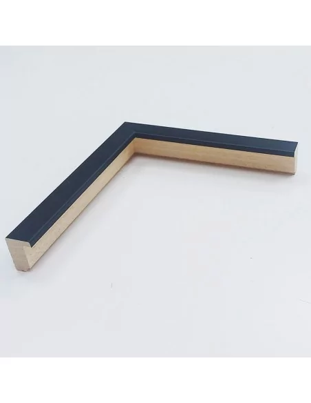 MOLDURA AYOUS DOBLE GALCE NEGRA. PARA CUADROS TIPO VITRINA 21X32 mm.