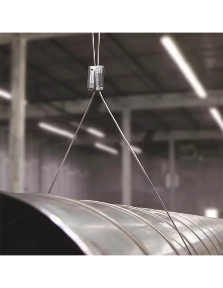 DISPOSITIVO B-LOCK PARA BLOQUEO RÁPIDO PARA CABLES DE ACERO | PARA COLGAR TUBERIAS Y SISTEMAS ELECTRICOS