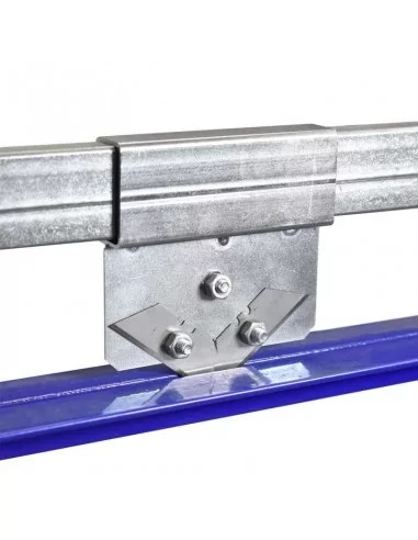 Support de rouleau horizontal pour bobines de plastique à bulles