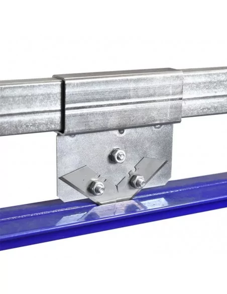 Support de rouleau horizontal pour bobines de plastique à bulles