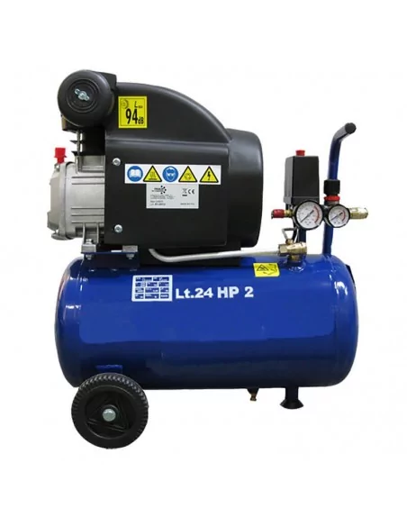 Compressor de ar portátil 2 cv sem óleo 25 litros