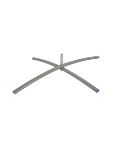 BASE METALICA  PARA BANDEROLA PUBLICITARIA | MODELO PATAS CRUCETA