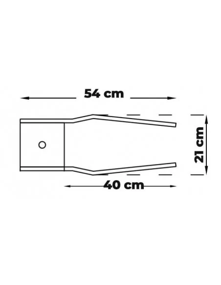 BASE PARA BANDEROLAS FLY BANNER | MODELO RUEDA DE COCHE CONCESIONARIO medidas