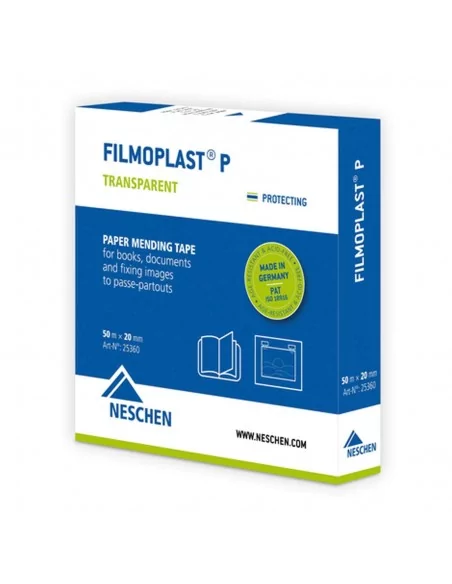 ADHÉSIF TRANSPARENT NESCHEN FILMOPLAST® P PH NEUTRE 20 mm x 50 m