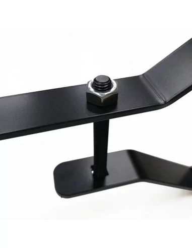 Soporte metálico sencillo homologado para banderolas de lona en farolas