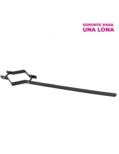 Soporte metálico sencillo homologado para banderolas de lona en farolas 2