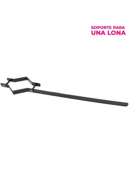 Soporte metálico sencillo homologado para banderolas de lona en farolas