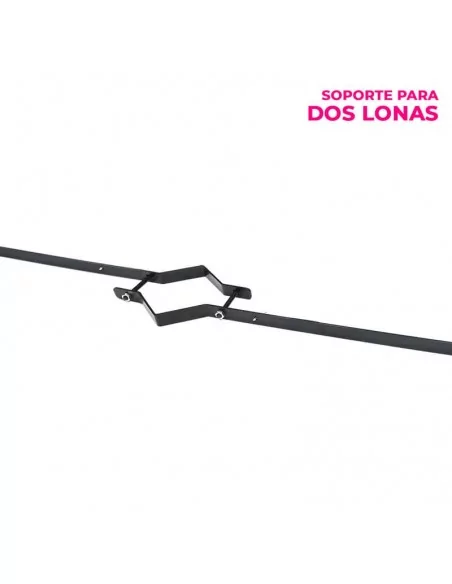 Support métallique double homologué pour banderoles sur lampadaires Support métallique double homologué pour banderoles sur lampadaires